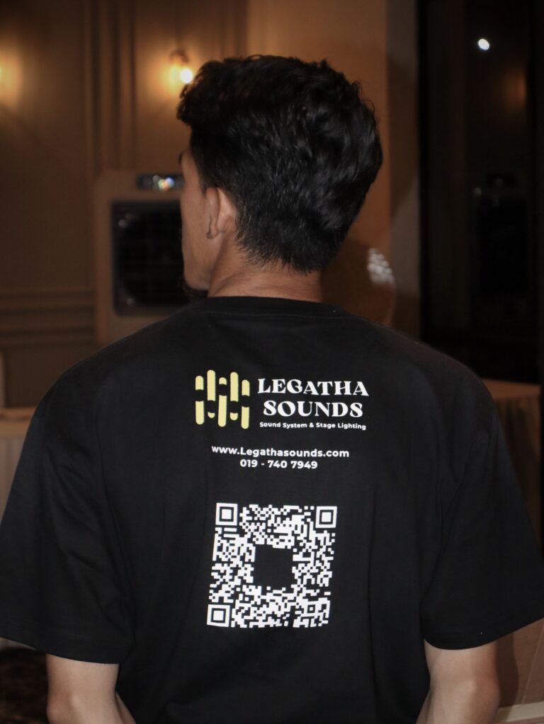 A Picture of Legatha Sounds Crew from the back